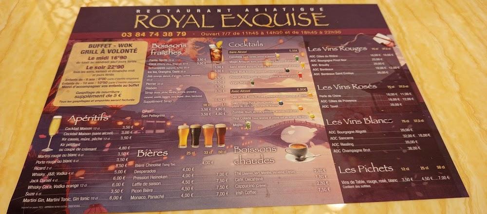 Royal exquise - Menu Image 1