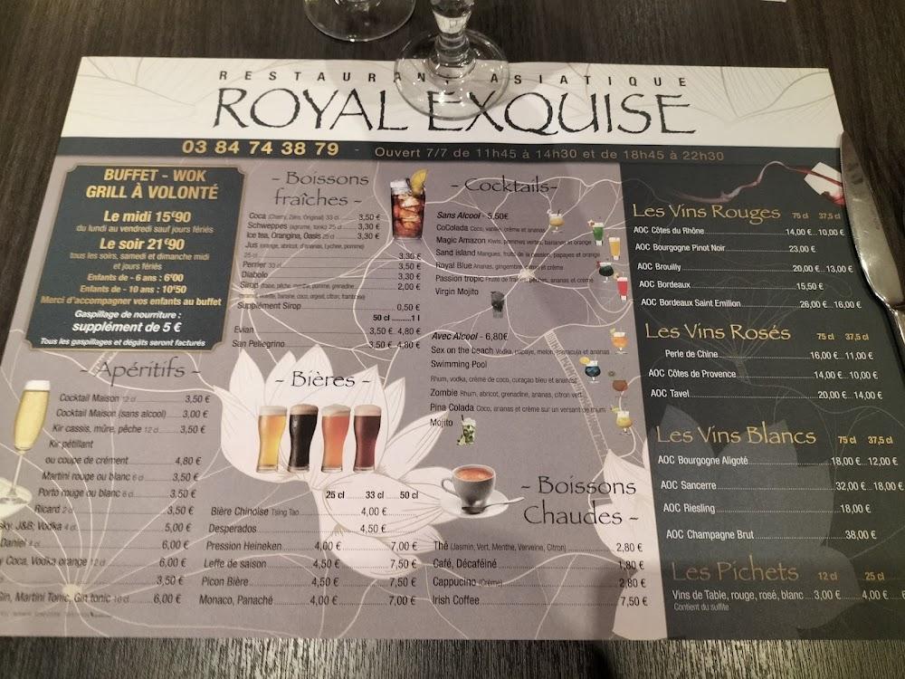 Royal exquise - Menu Image 3